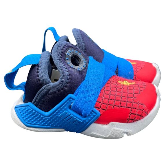Nike Huarache Extreme Now TD Obsidian Amarillo Kids Running Shoes Sz 4 C Slip On - Picture 1 of 8